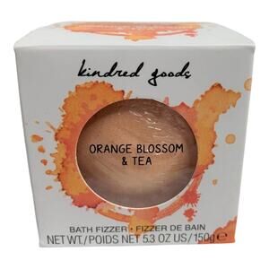 Kindred Goods Orange Blossom & Tea Bath bomb Fizzer 5.3 oz Old Navy Fizzies NEW